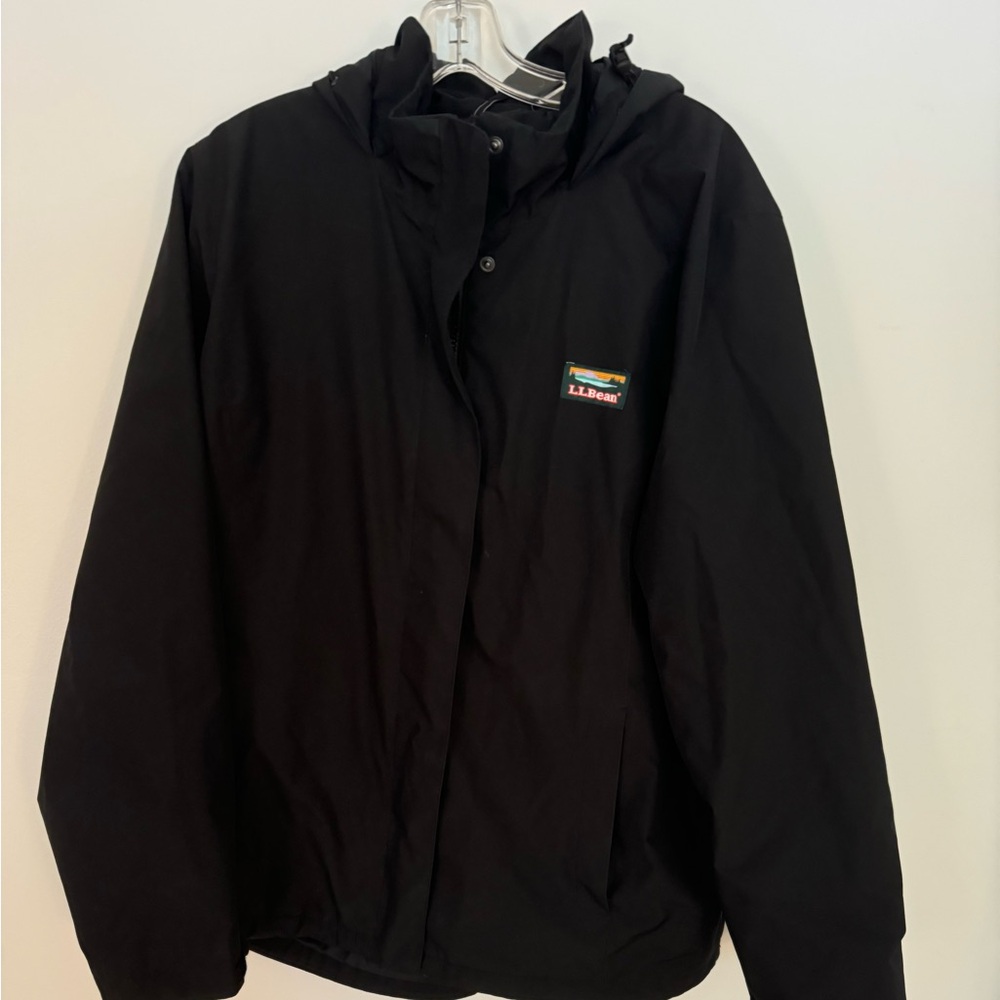 LLBEAN fleece and jacket combo, size XL, woman